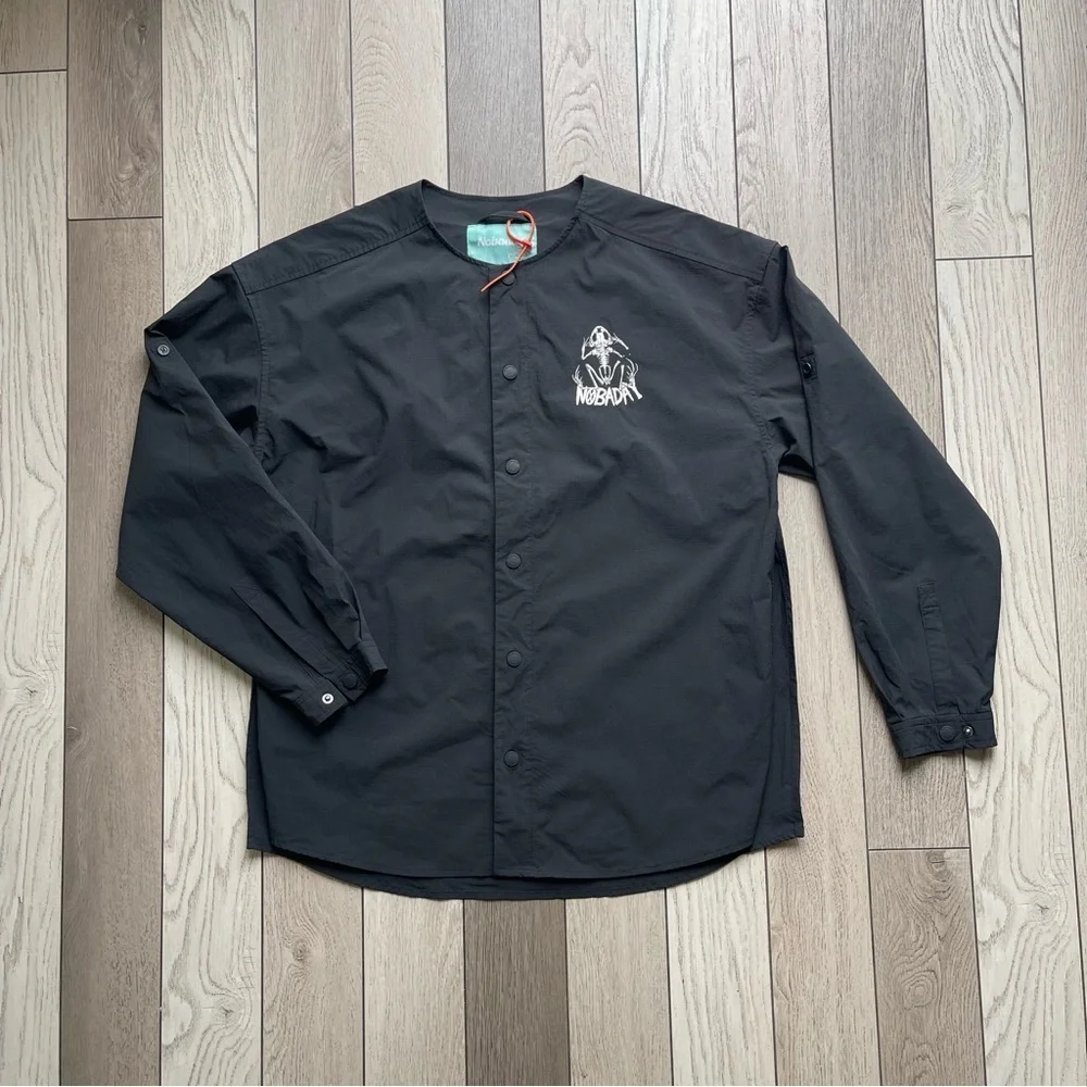 Nobaday Button Down Long Sleeve Skelton Shirt
